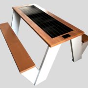 Solarna ławka piknikowa sSEC12